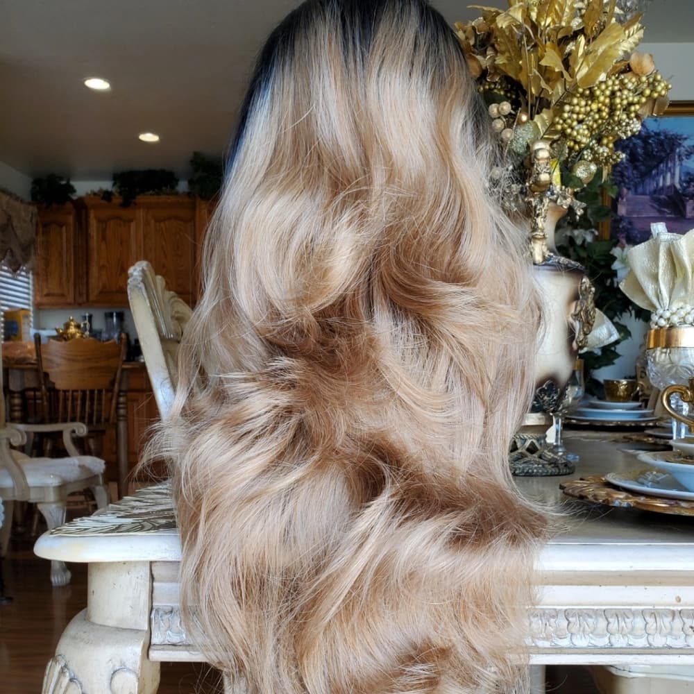 Ombre Blonde Beauty Lace Front Wig