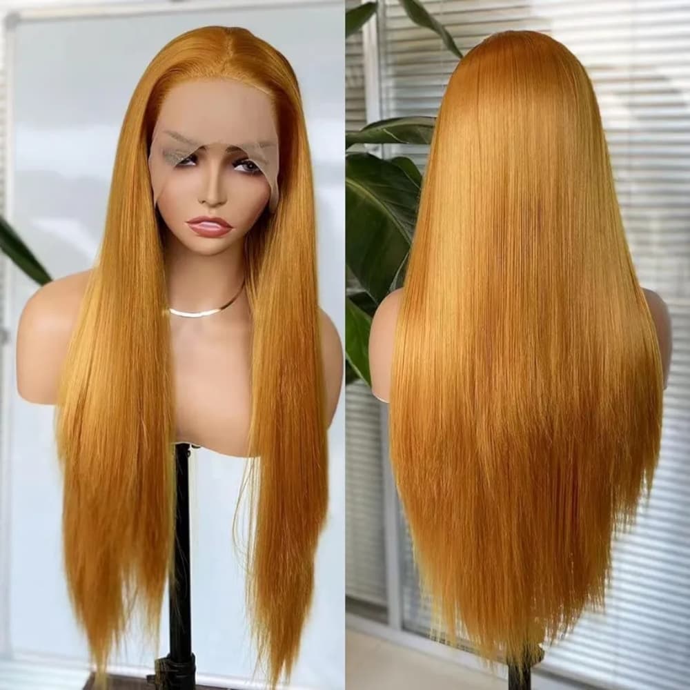 Light Orange Beauty Lace Front Wig - Thumbnail 3