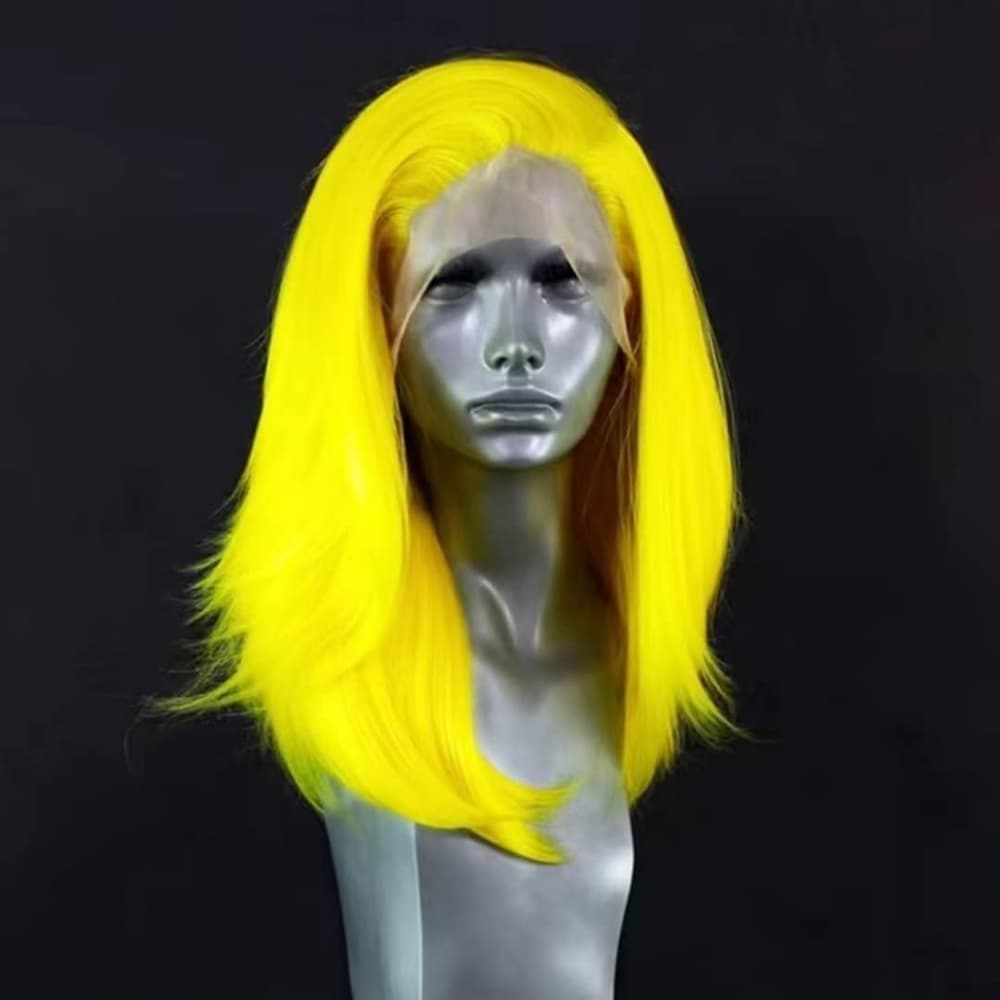 Yellow Beauty Lace Front Wig - Thumbnail 2