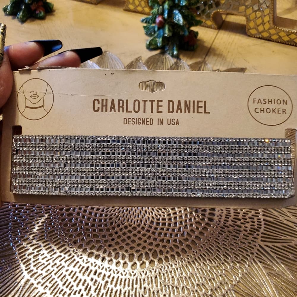 Silver Choker Necklace - Thumbnail 2