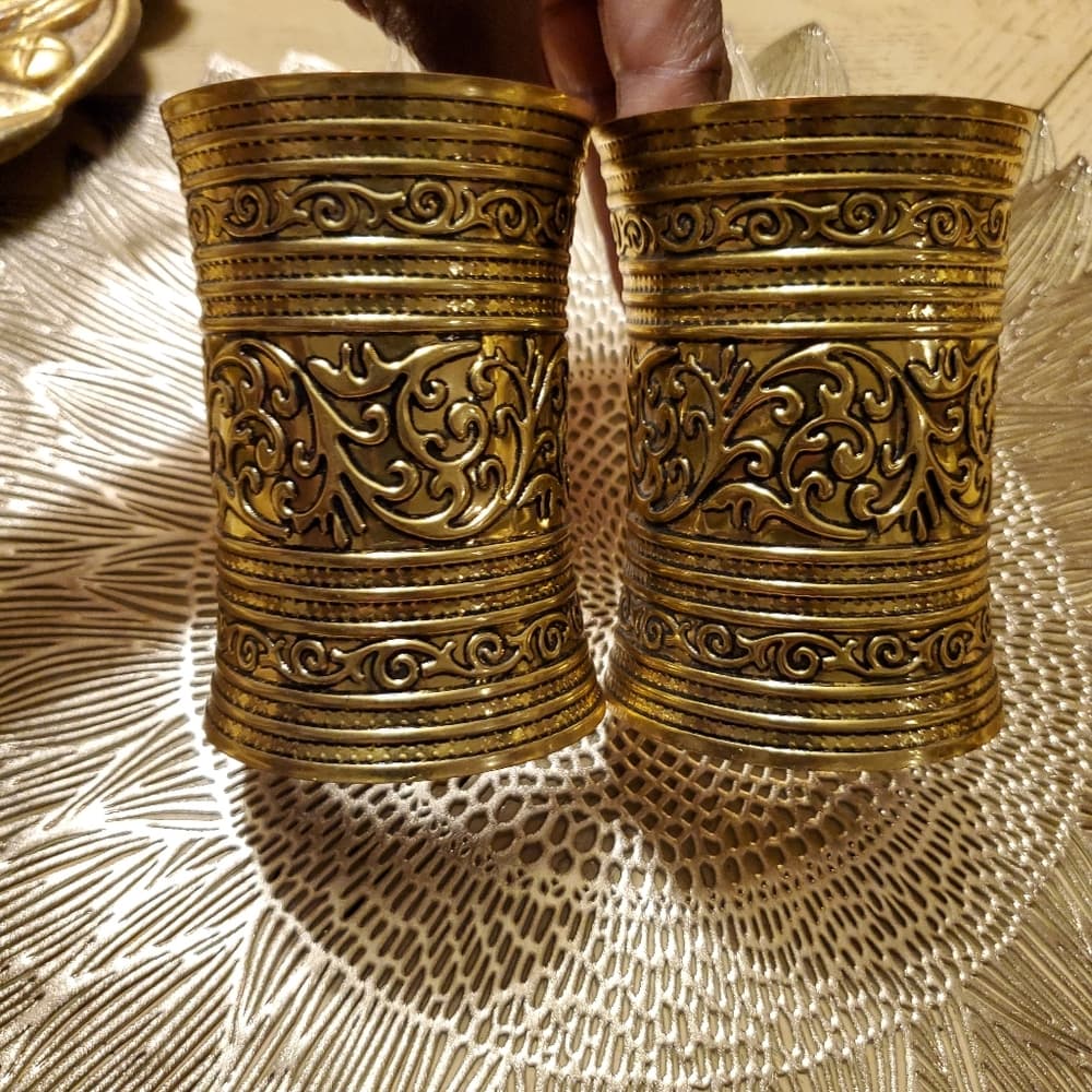 Beautiful Gold Vintage Bangles - Thumbnail 4