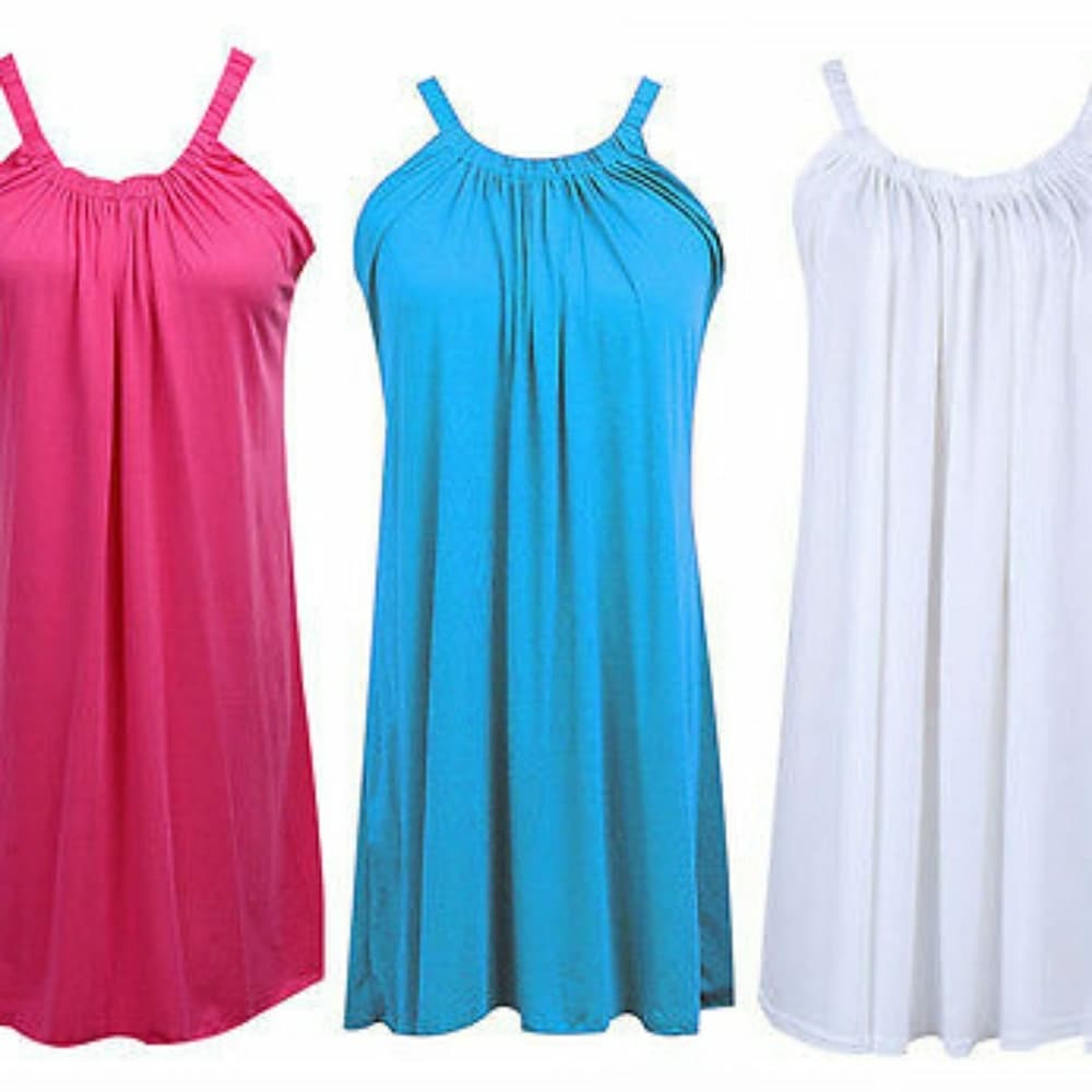 Cute Summer Beach Dress - Thumbnail 4