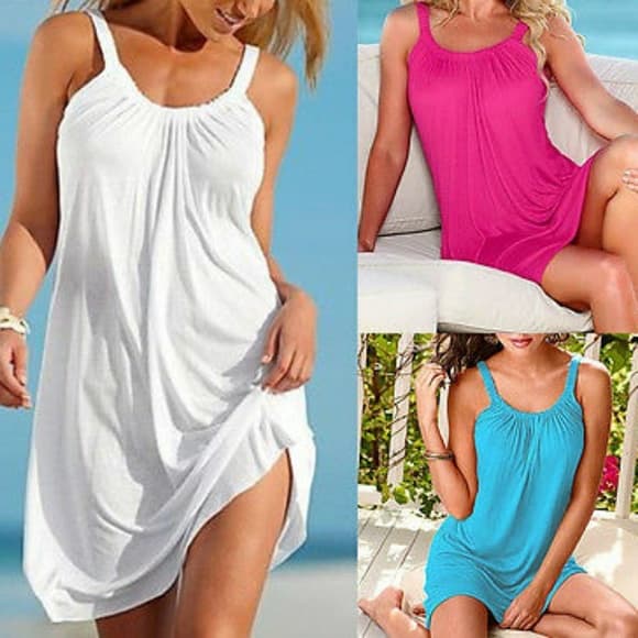 Cute Summer Beach Dress - Thumbnail 7