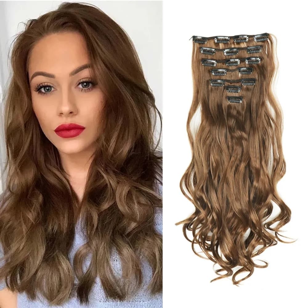 Beautiful Full Head Clip in Extensions