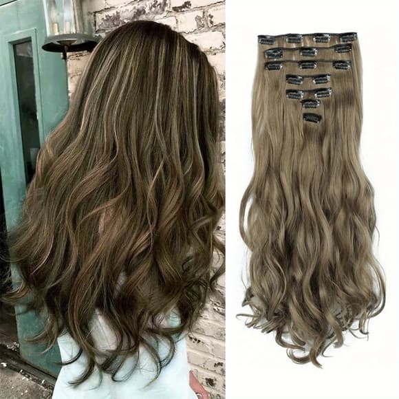Beautiful Full Head Clip in Extensions - Thumbnail 12