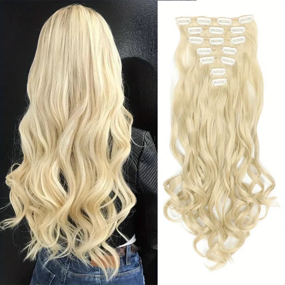 Beautiful Full Head Clip in Extensions