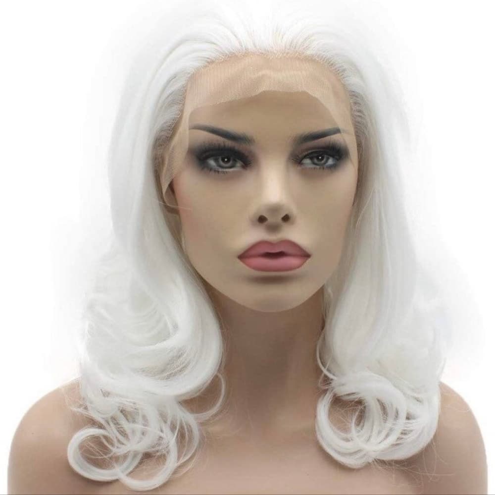 White Beauty Lace Front Wig 12-14 inches!! - Thumbnail 3