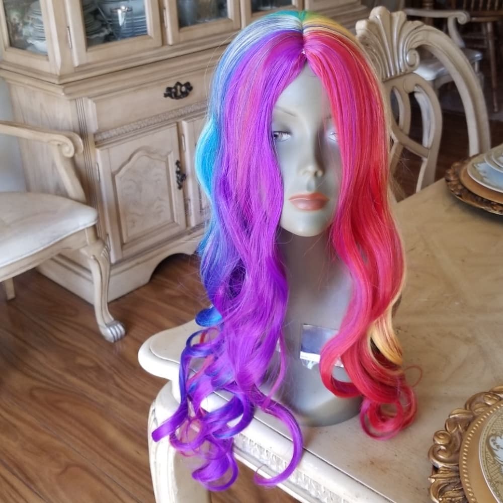 Rainbow Beauty Full Wig - Thumbnail 4