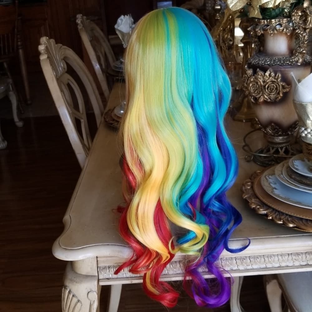 Rainbow Beauty Full Wig