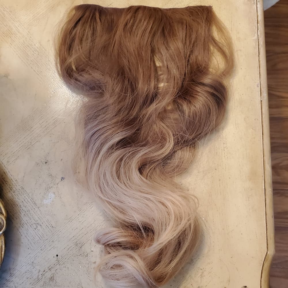 💖💖💖FLASH SALE💖💖💖 Ombre Blonde Full Head clip in Extension - Thumbnail 7
