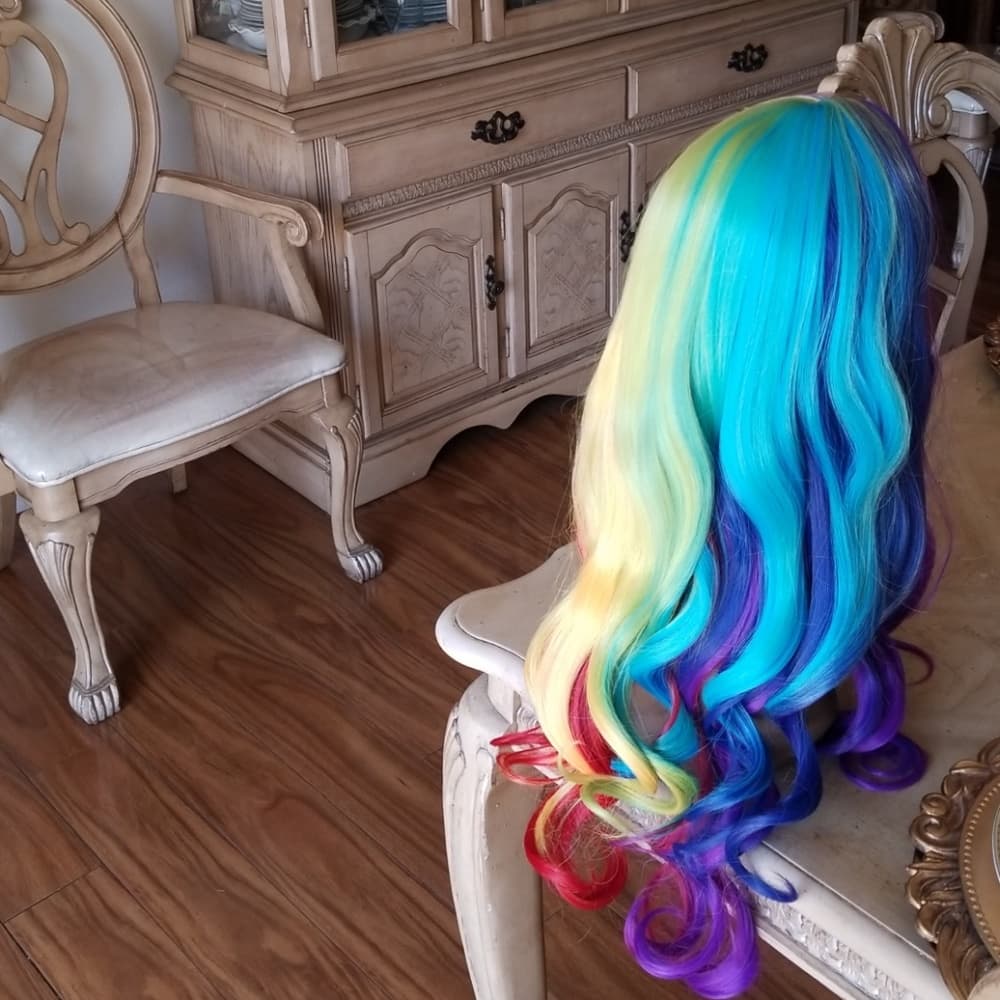 Rainbow Beauty Full Wig - Thumbnail 2