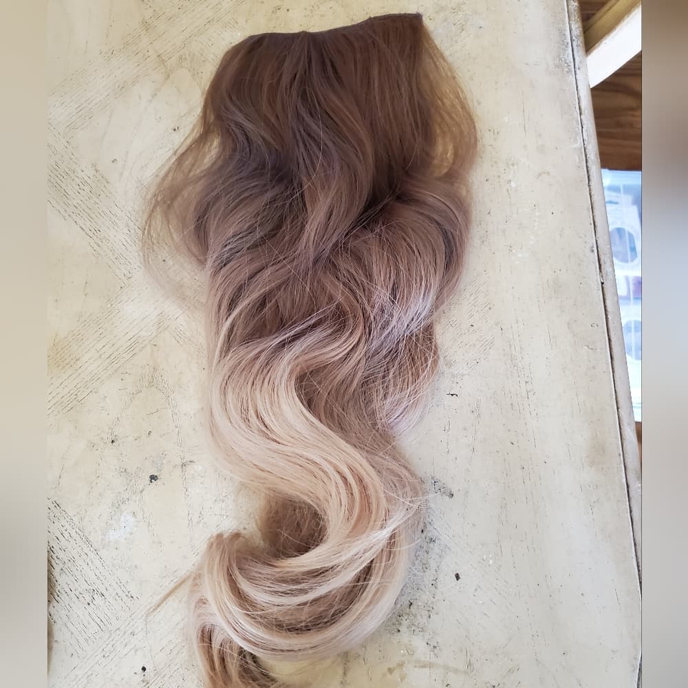 💖💖💖FLASH SALE💖💖💖 Ombre Blonde Full Head clip in Extension - Thumbnail 5