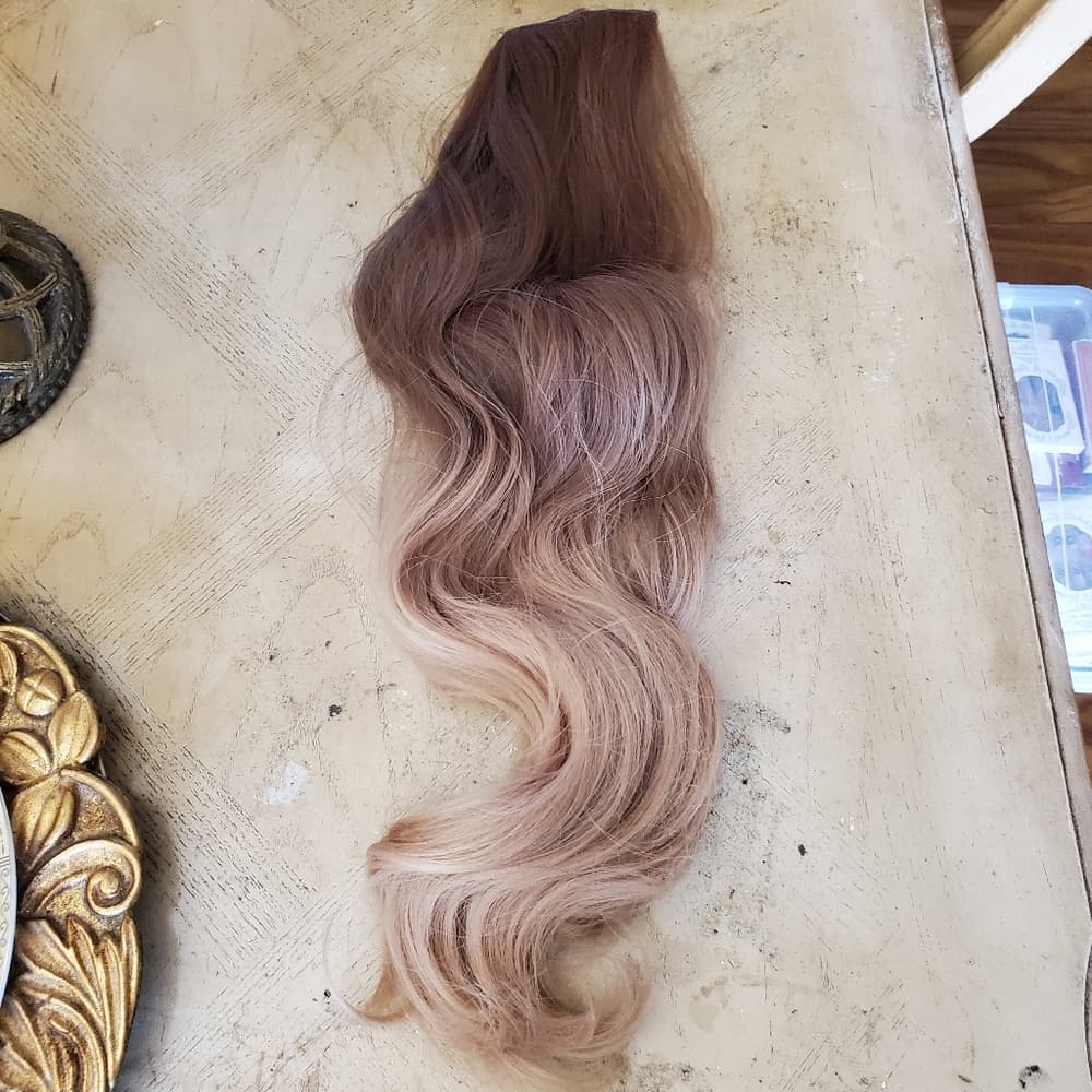 💖💖💖FLASH SALE💖💖💖 Ombre Blonde Full Head clip in Extension - Thumbnail 2