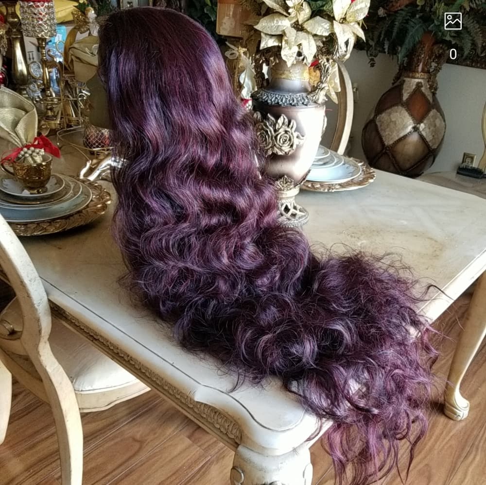 Burgundy Beauty Lace Front Wig - Thumbnail 7