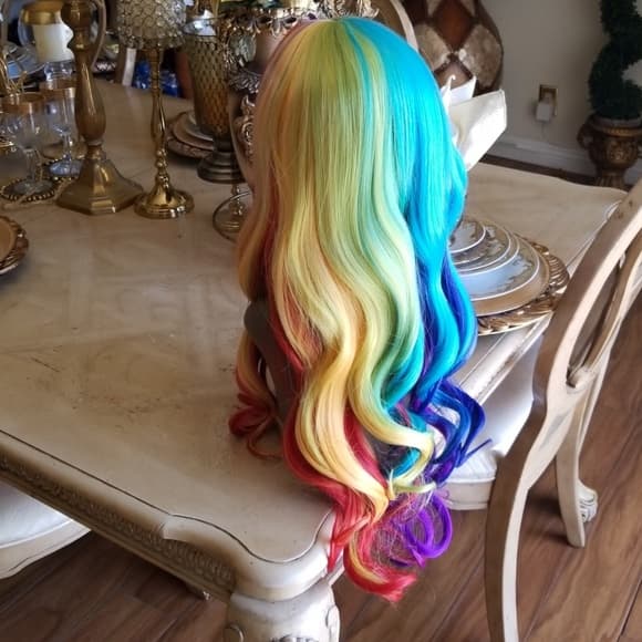 Rainbow Beauty Full Wig - Thumbnail 9