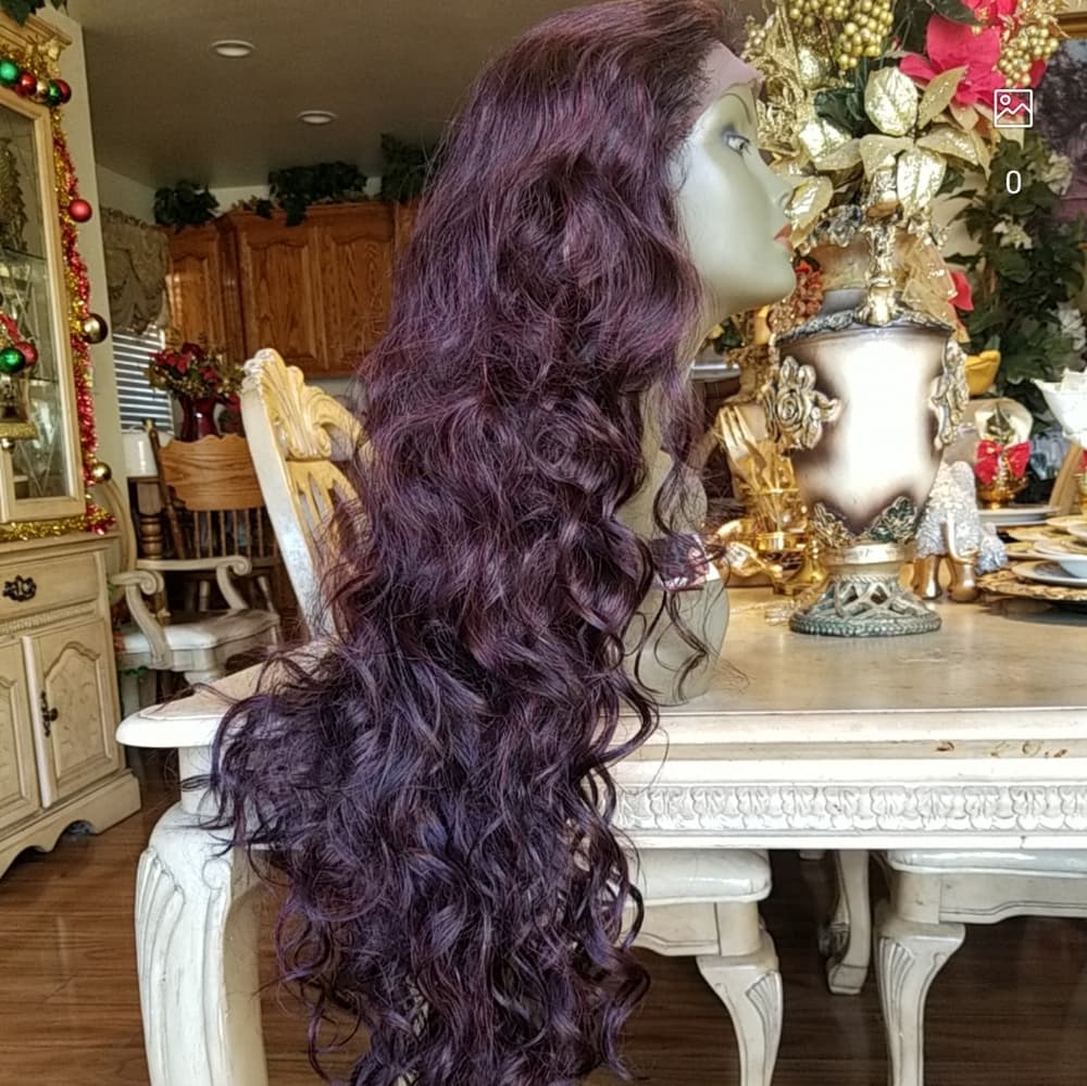 Burgundy Beauty Lace Front Wig - Thumbnail 6