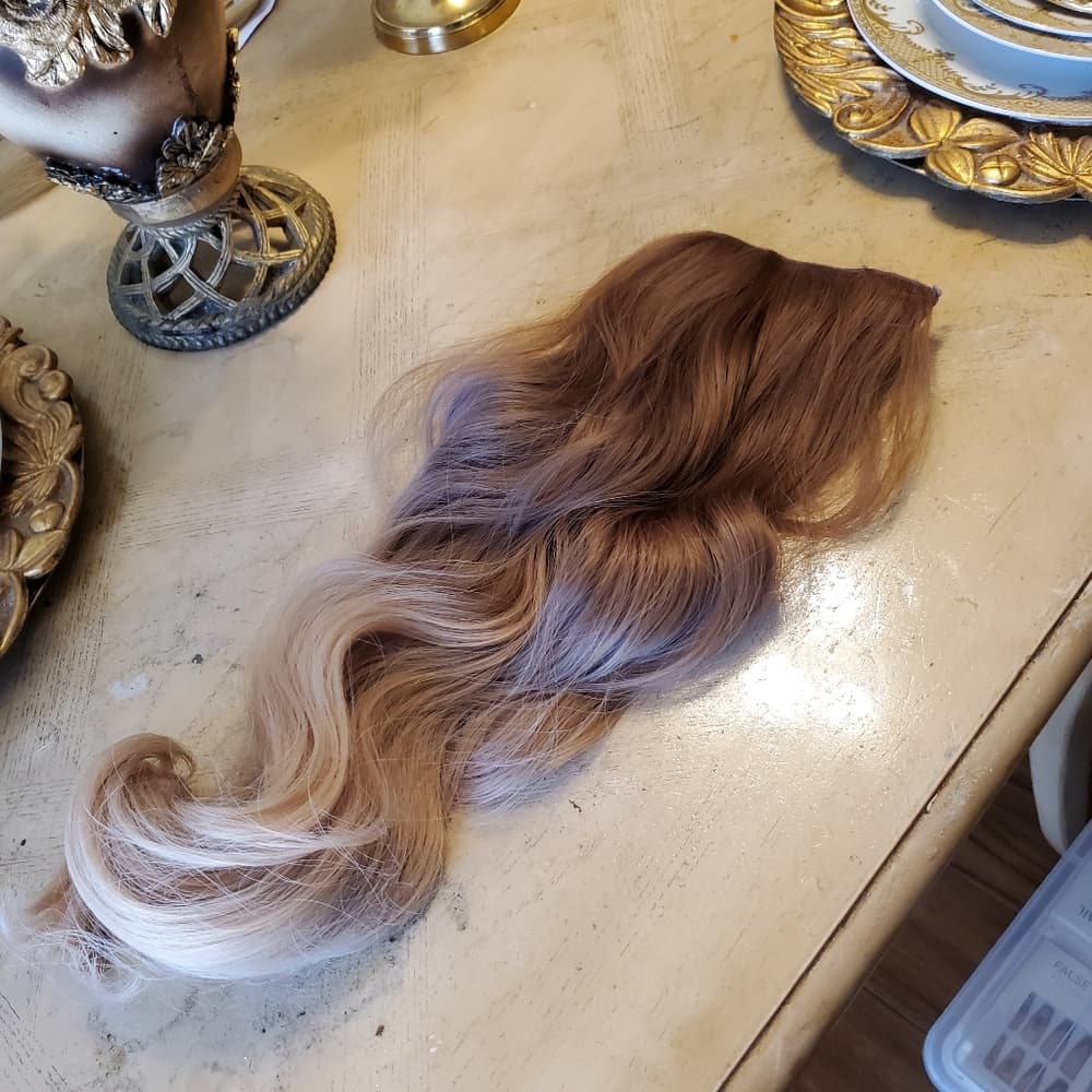 💖💖💖FLASH SALE💖💖💖 Ombre Blonde Full Head clip in Extension - Thumbnail 6