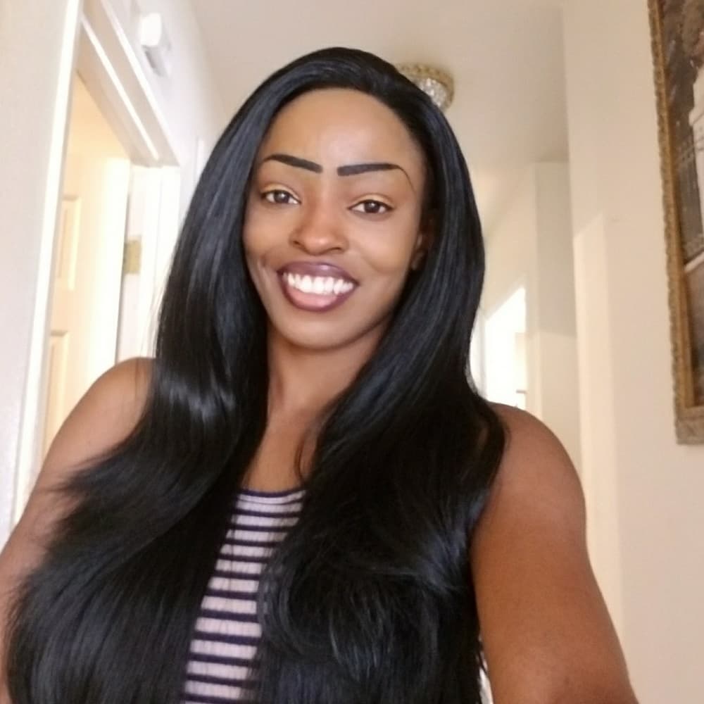 Black Beauty Lacefront Wig 22-24inches!! - Thumbnail 2