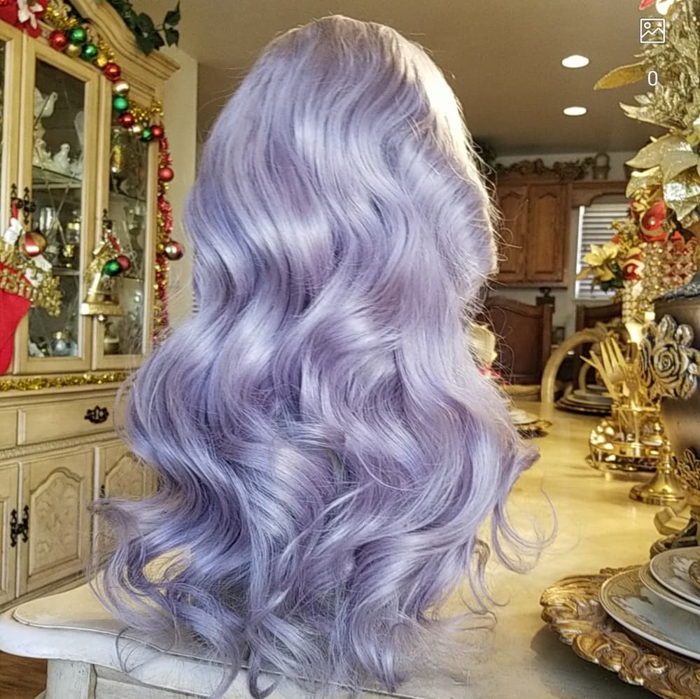Gray Virgin Remy Human Hair Lace Front Wig!! - Thumbnail 8