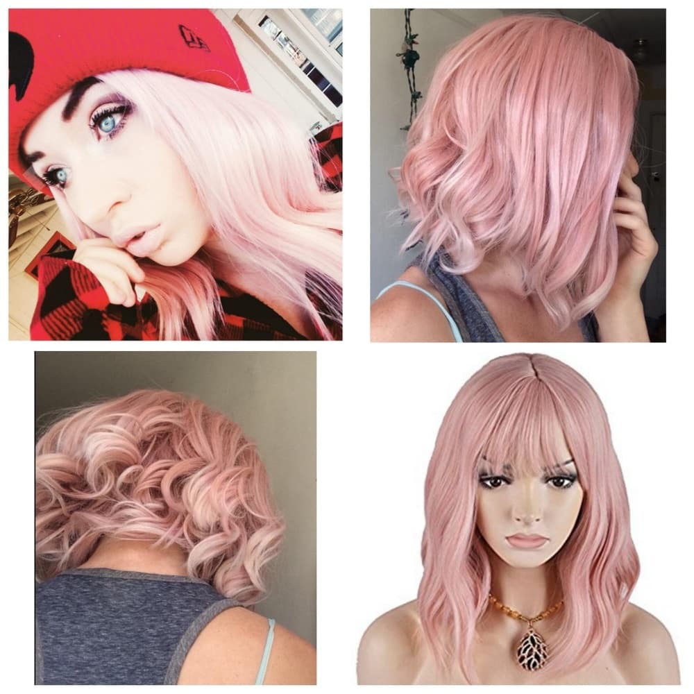 $39 on my site -Pink Bob Beauty Wig - Thumbnail 8