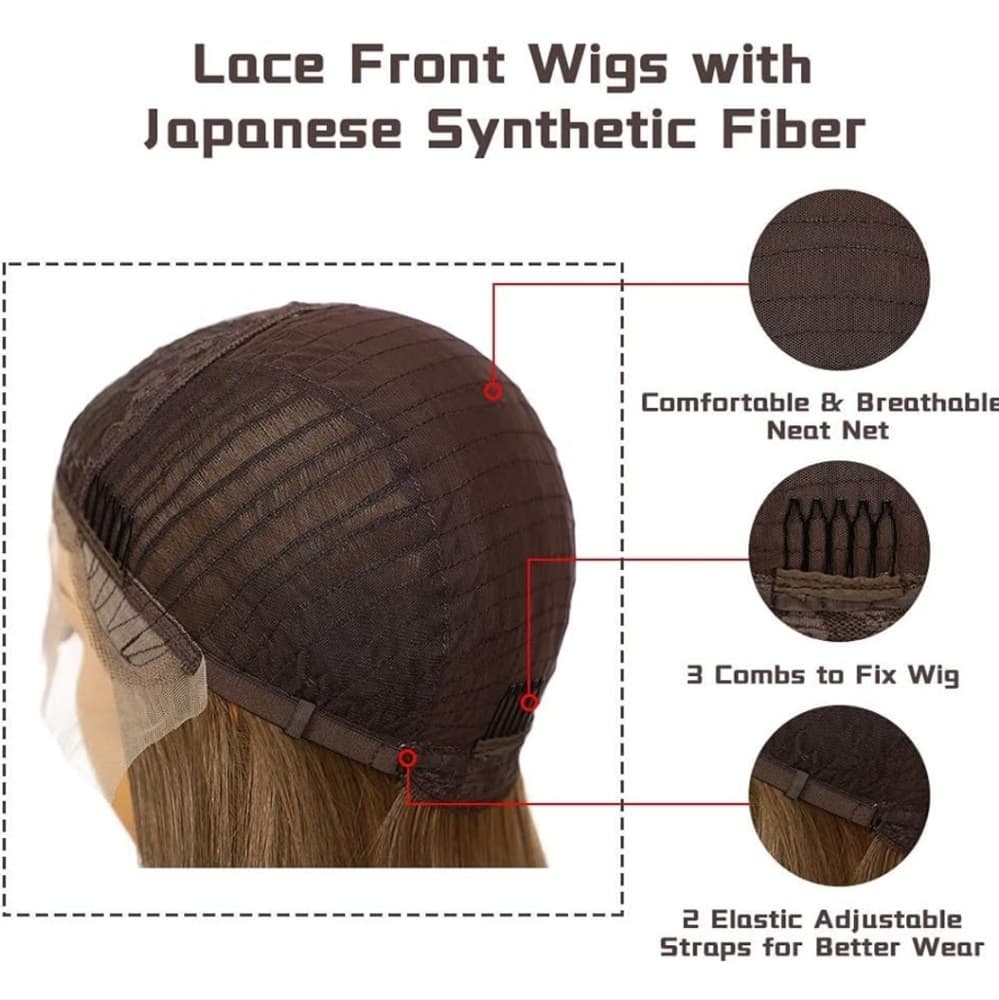 Brown Beauty Lace Front Wig - Thumbnail 4