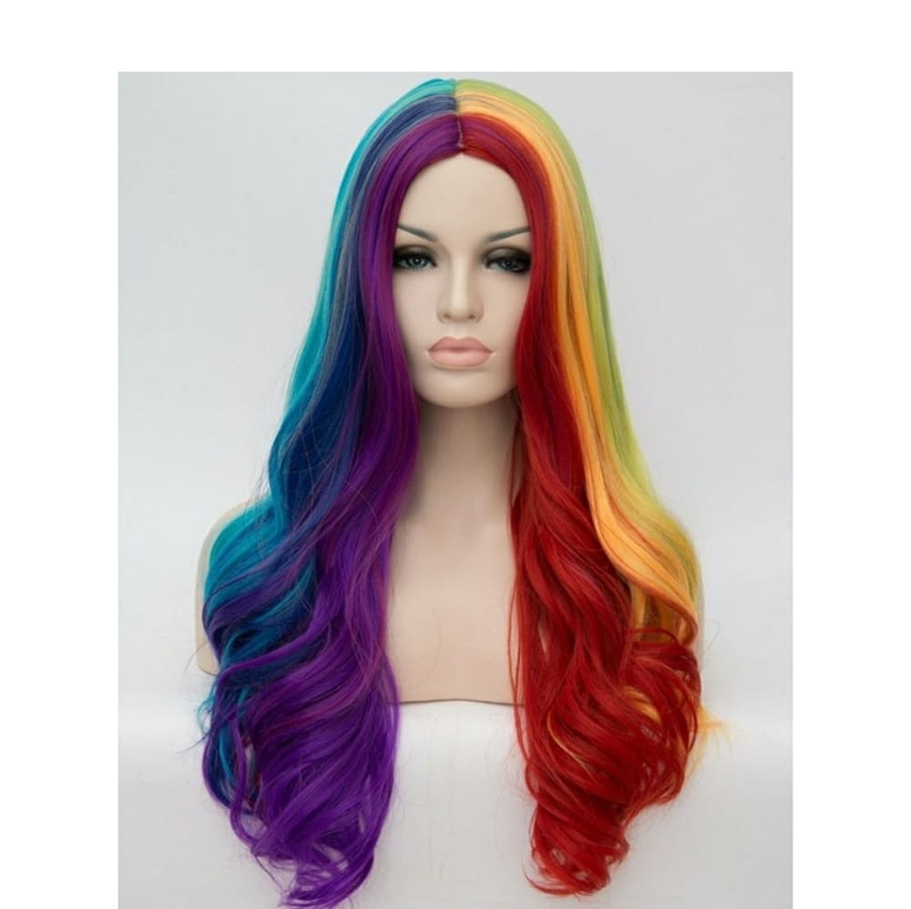 Rainbow Beauty Wig Heat Resistant Synthetic hair - Thumbnail 2
