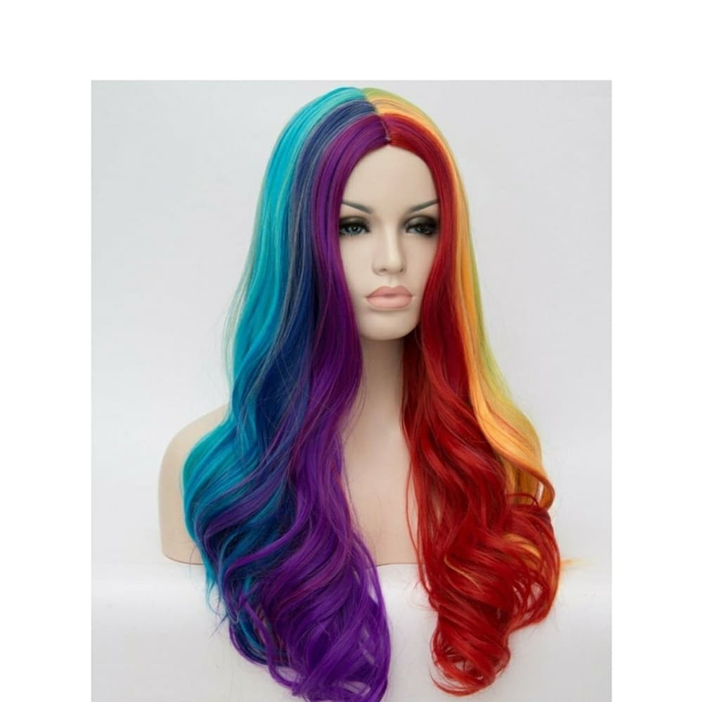 Rainbow Beauty Wig Heat Resistant Synthetic hair - Thumbnail 4