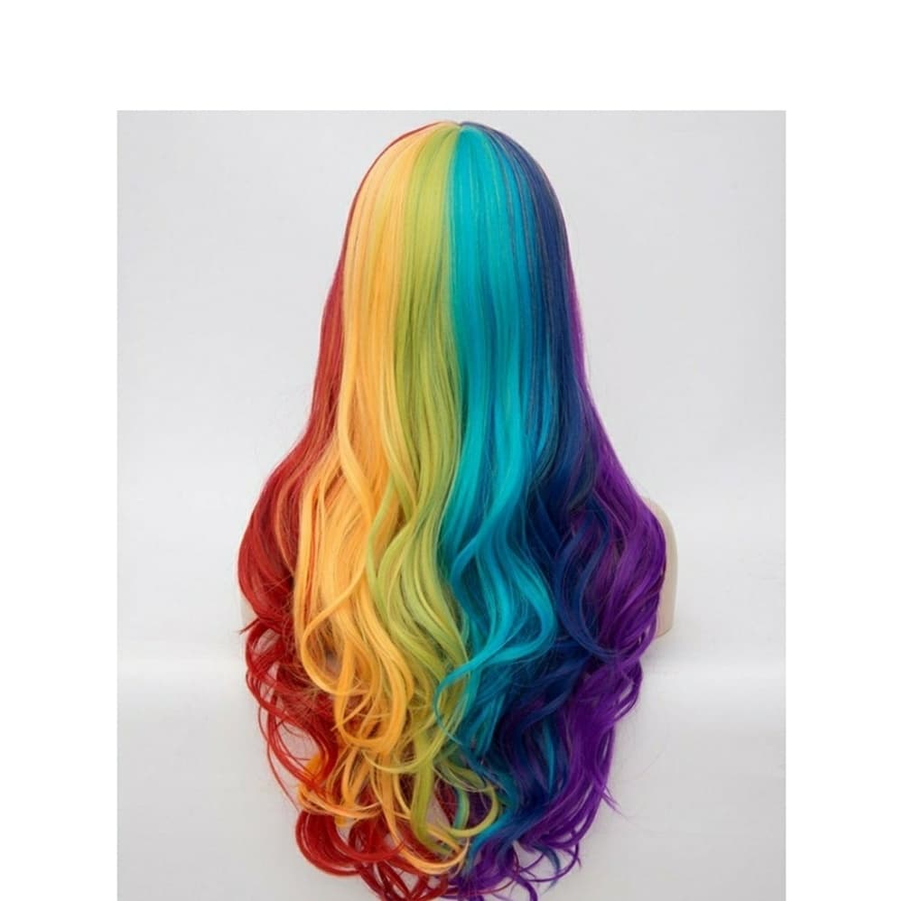 Rainbow Beauty Wig Heat Resistant Synthetic hair - Thumbnail 7