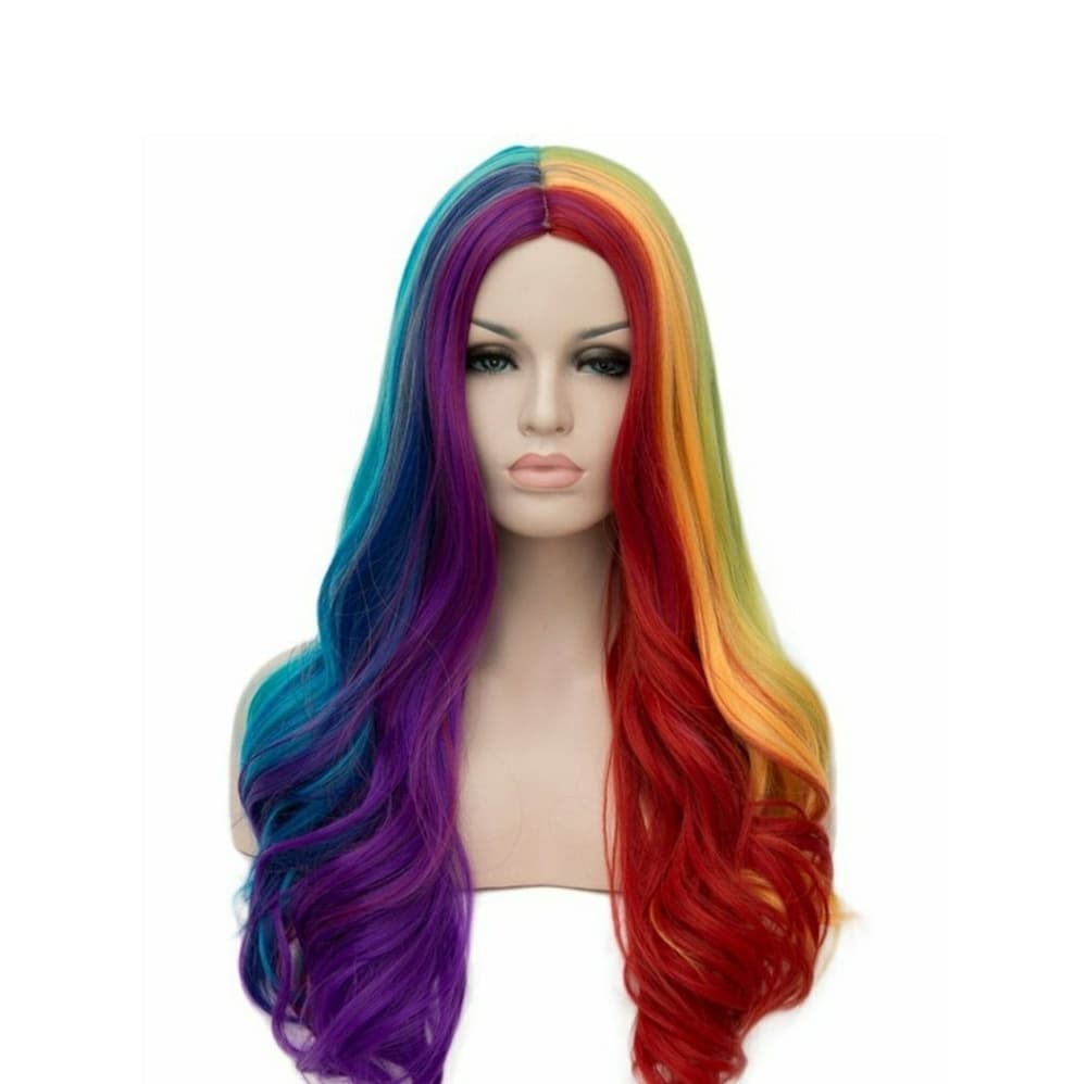 Rainbow Beauty Wig Heat Resistant Synthetic hair - Thumbnail 3