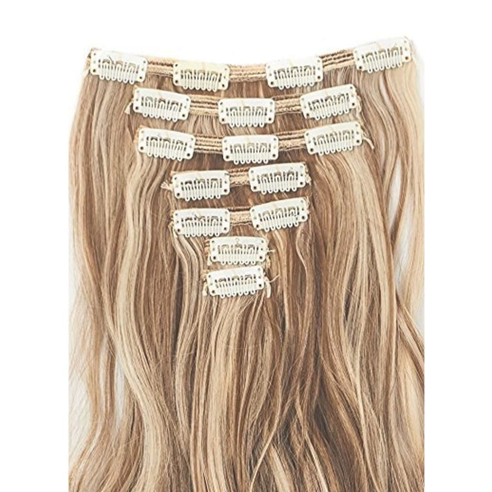 Blonde Highlights Clip in Extensions - Thumbnail 2