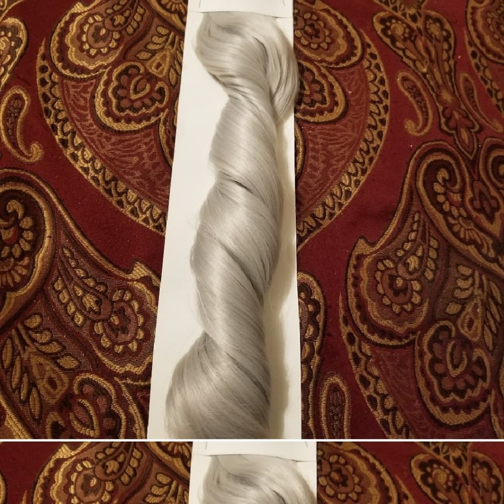 Gray Silver Full Head Clip in Extension - Thumbnail 4