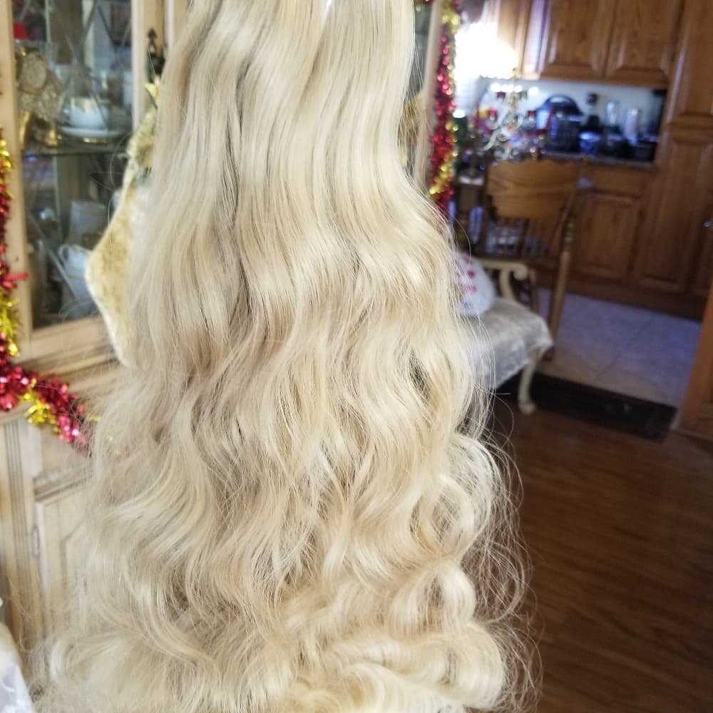 Blonde Beauty Full Head clip in extension - Thumbnail 10