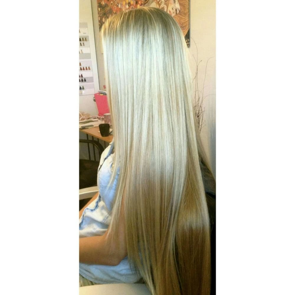 Blonde Beauty Full Head Clip in Extension - Thumbnail 2