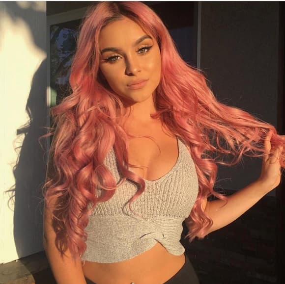 Pink Beauty Full Head Clip in Extension - Thumbnail 3