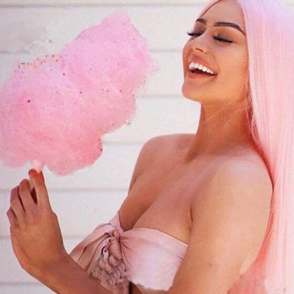 Pink Lace Front Wig 22-24 inches!! - Thumbnail 3