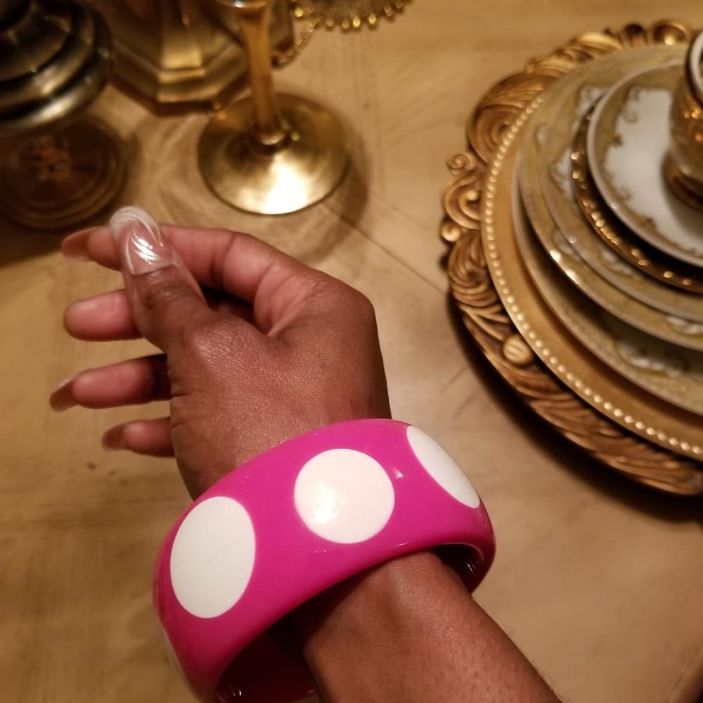 Pink White Beauty Bracelet - Thumbnail 2