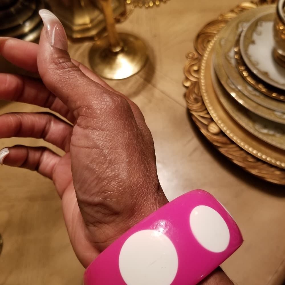 Pink White Beauty Bracelet - Thumbnail 5