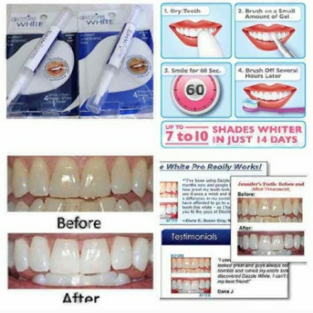 (2) Instant Teeth Whitening Pen - Thumbnail 3