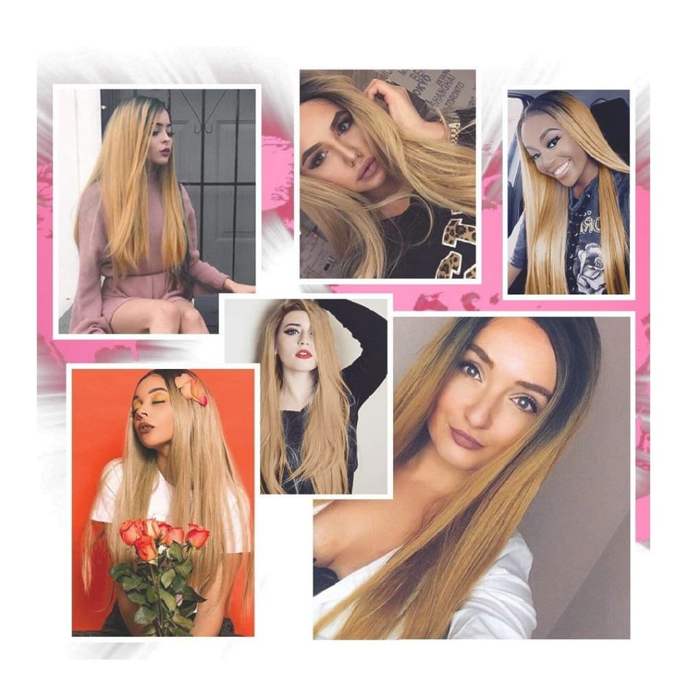 Ombre Dark Blonde Lace Front Wig
