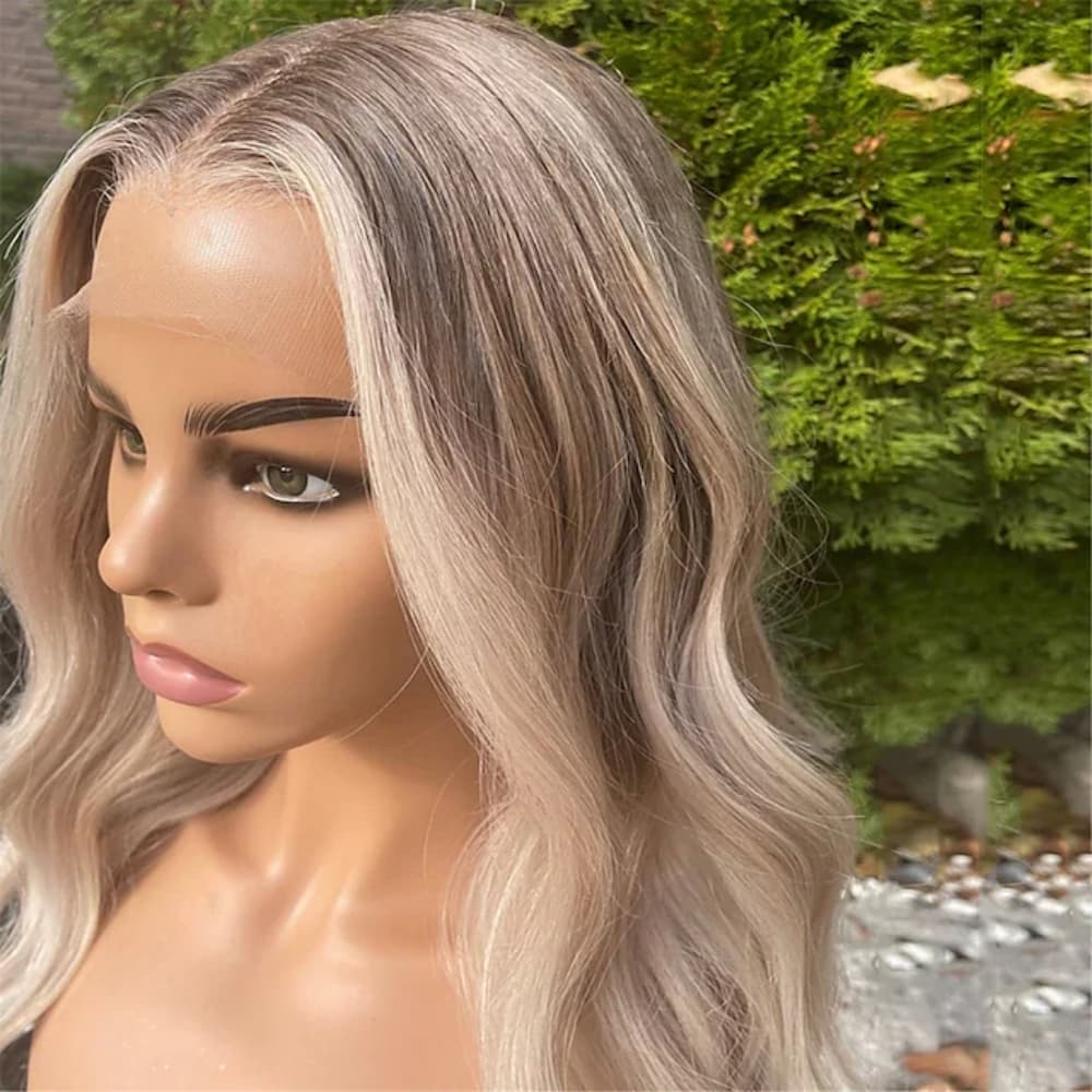 Pre-Plucked Blonde Virgin Human Hair Full Lace Wig!! - Thumbnail 4