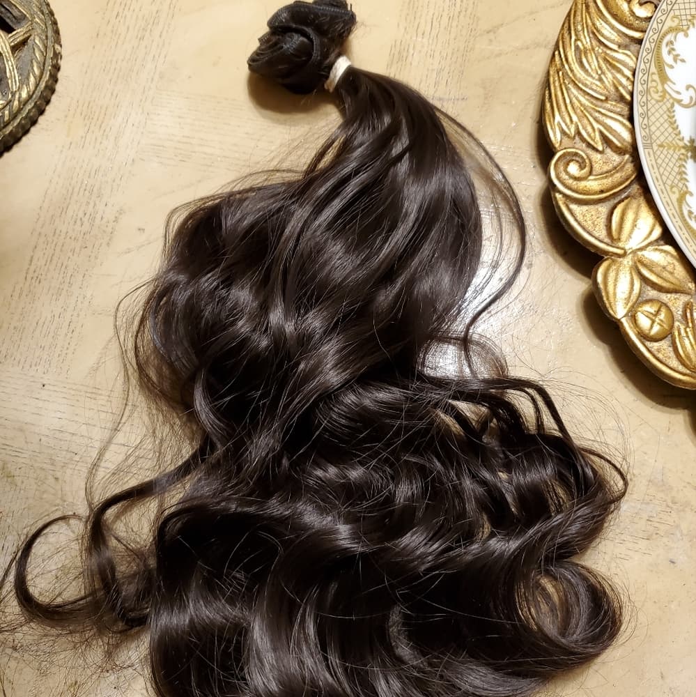 Dark Brown Full Head clip in Extension - Thumbnail 4