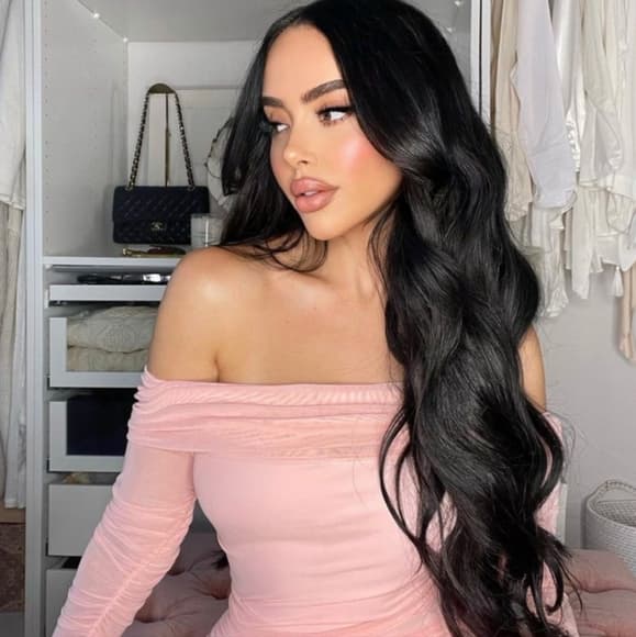 Dark Brown Full Head clip in Extension - Thumbnail 8