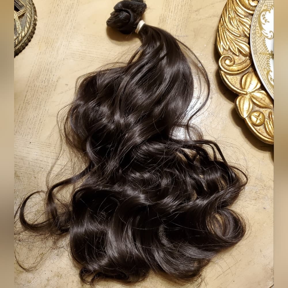 Dark Brown Full Head clip in Extension - Thumbnail 2