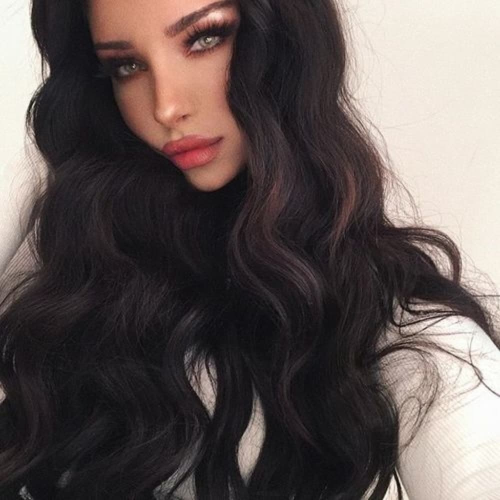 Dark Brown Wavy Lace Front Wig 22-24 inches!! - Thumbnail 7