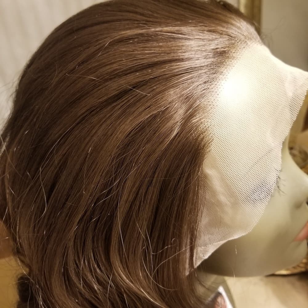 Brown Beauty Wavy Lace Front Wig - Thumbnail 3