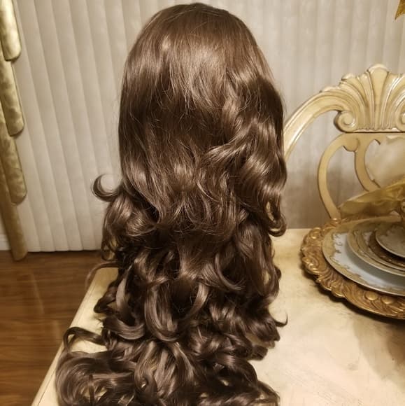 Brown Beauty Wavy Lace Front Wig - Thumbnail 9