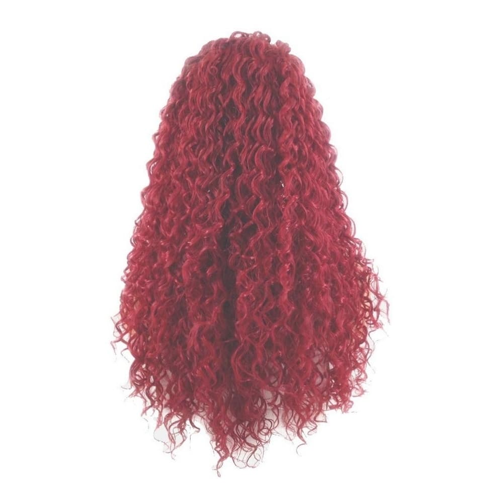 Red Waterwave Beauty Lace Front Wig - Thumbnail 3