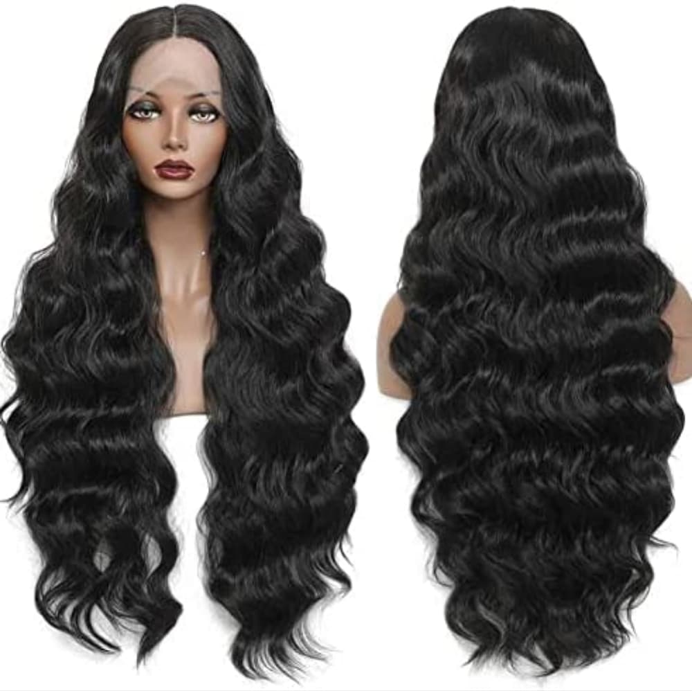 Black LaceFront Wig 32-34 inches!! - Thumbnail 8