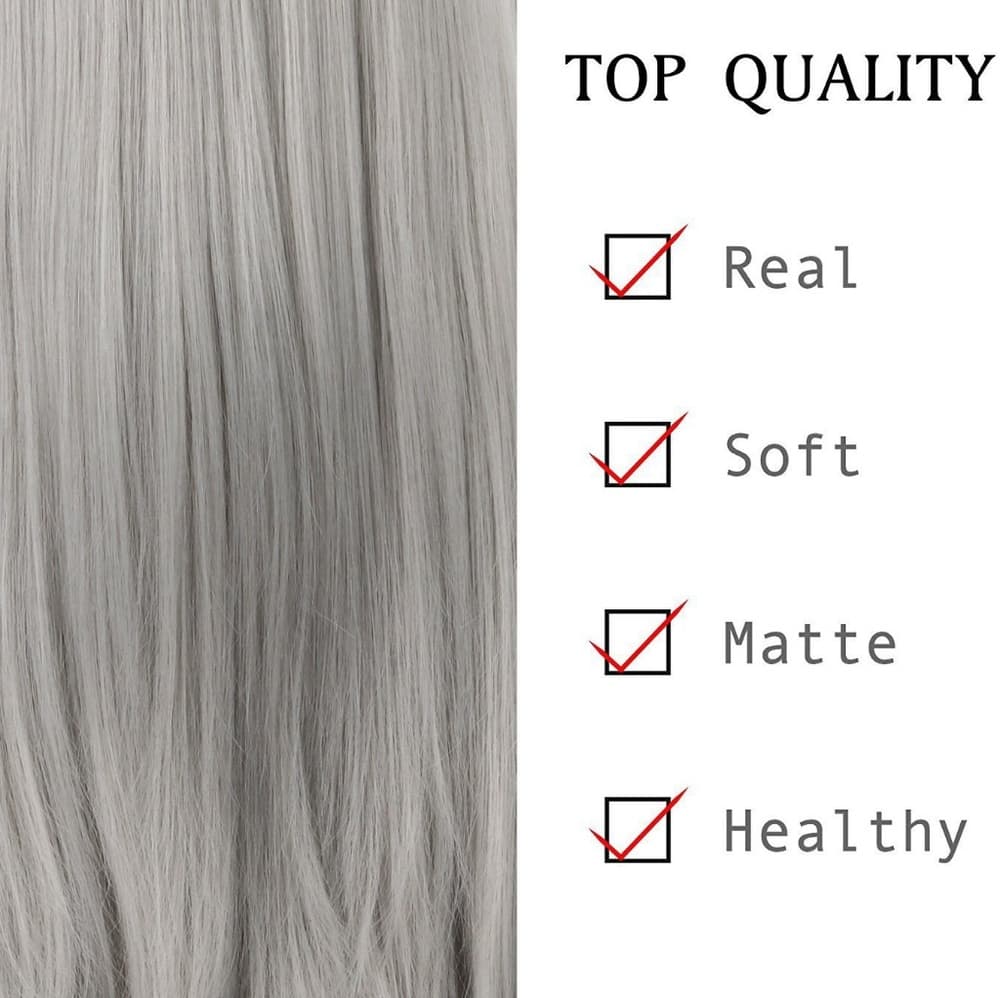 Ombre Gray Lace Front Wig - Thumbnail 3