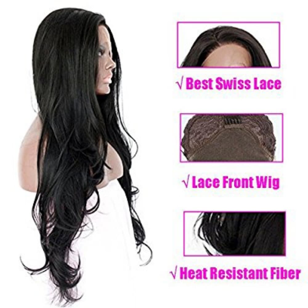 Layered Bodywave Lace Front Wig - Thumbnail 2